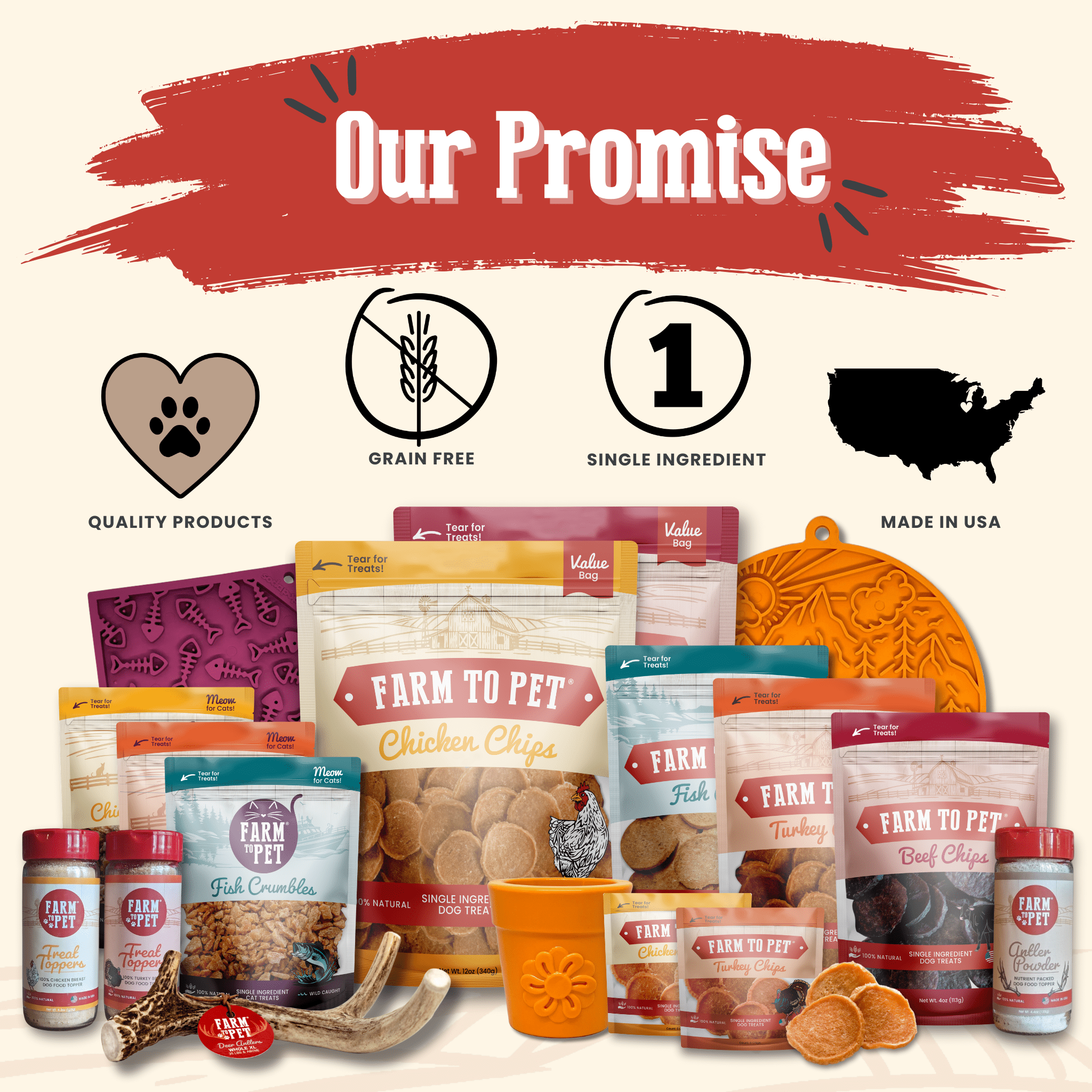 Farm to Pet Chicken Chips — Single-Ingredient Dog Treats