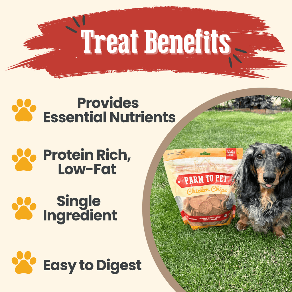 Farm to Pet Chicken Chips — Single-Ingredient Dog Treats